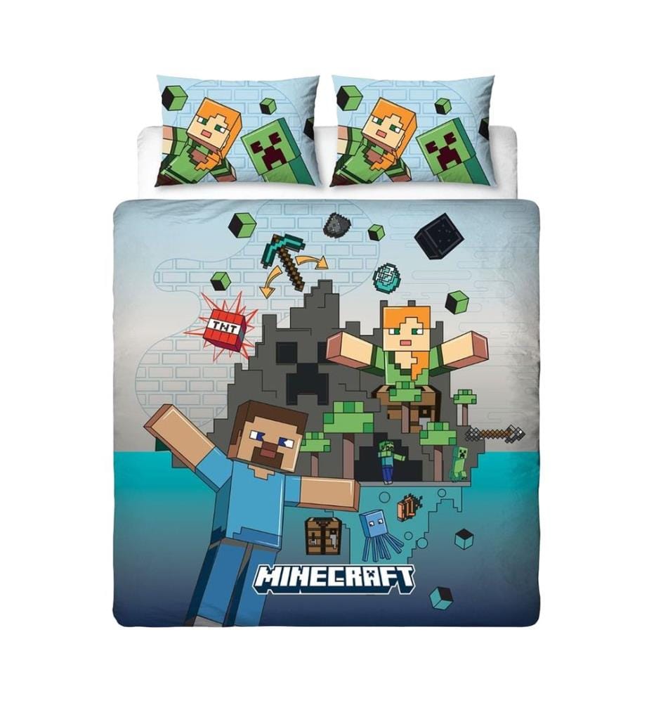Minecraft - "Levels" Doppelbett-Set Double