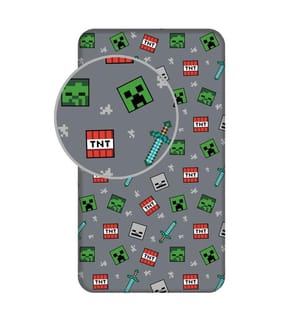Minecraft - Drap-housse motif/style Lit simple WE GOT THIS Single