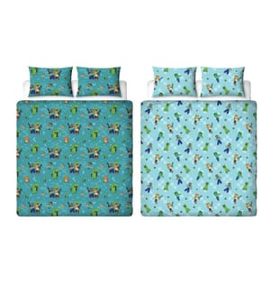Minecraft Level Up Duvet Cover Set Double