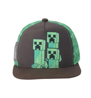 Minecraft - Casquette de baseball motif Creeper - Enfant