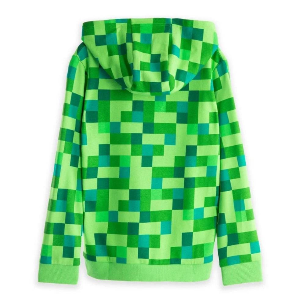 Minecraft Childrens/Boys Creeper Character Hoodie