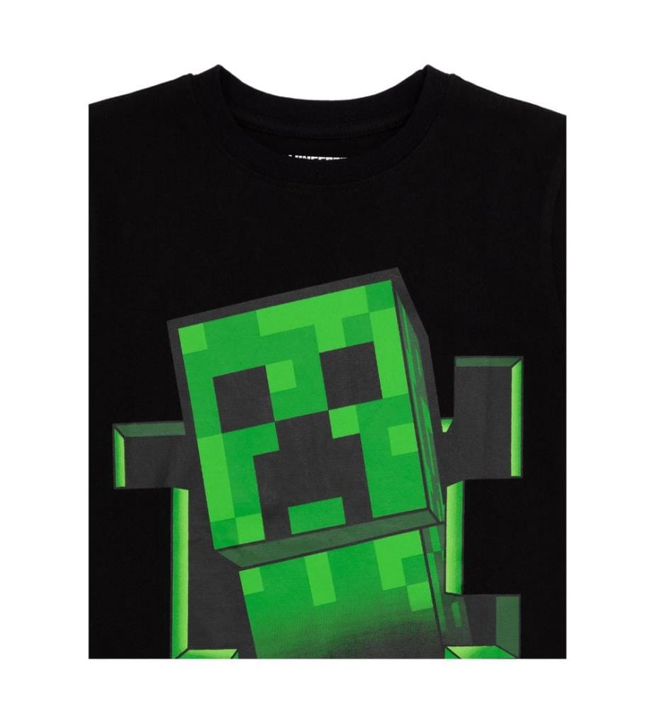 Minecraft Boys Creeper Inside T-Shirt