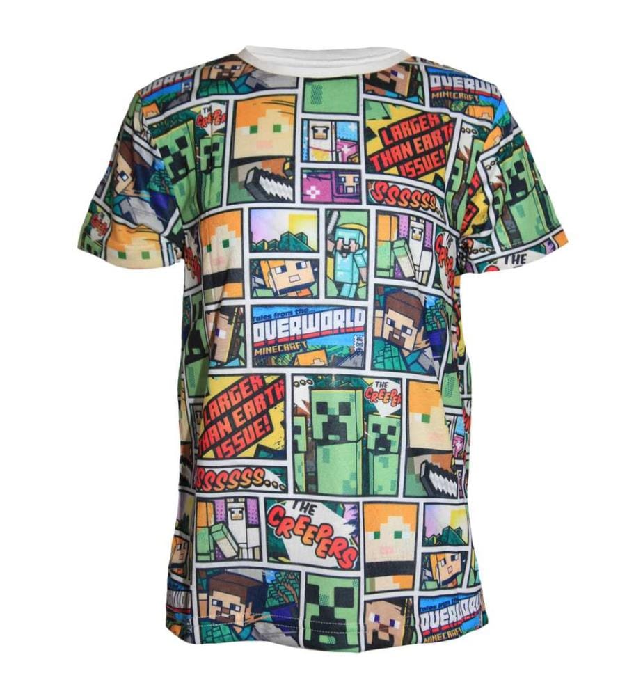 Minecraft Childrens/Kids Overworld T-Shirt