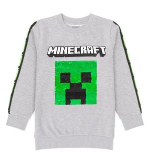 Minecraft Childrens/Kids Sequin Flip Sweatshirt