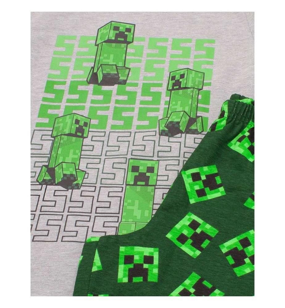 Minecraft Childrens/Kids Short Pyjama Set