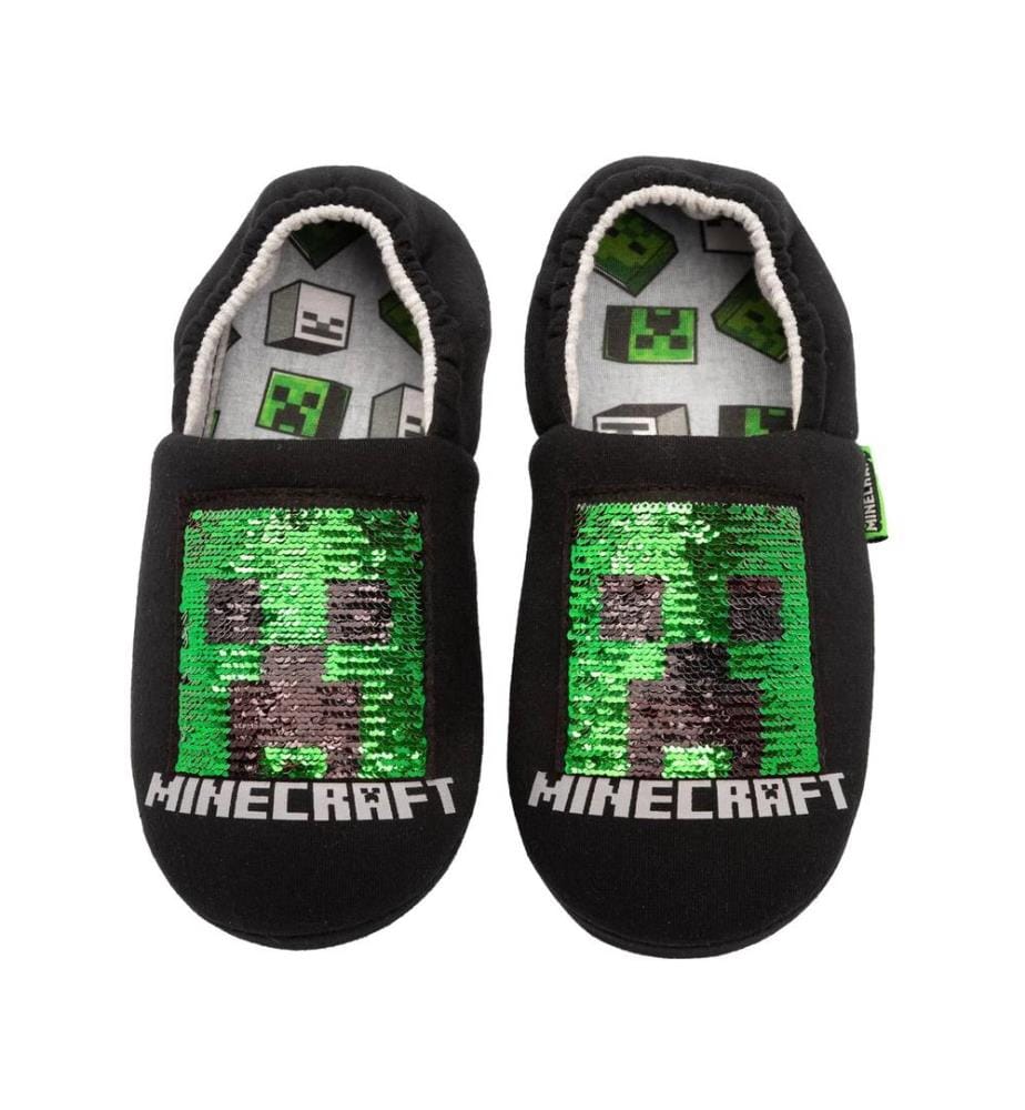 Minecraft - Jungen Hausschuhe, Pailletten