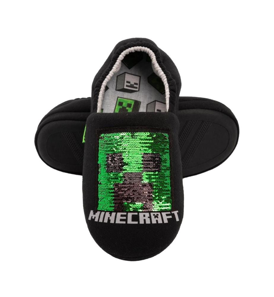 Minecraft - Jungen Hausschuhe, Pailletten