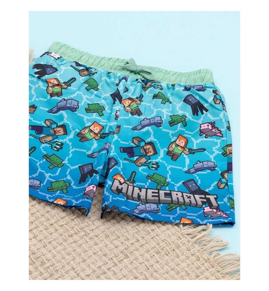 Minecraft Boys Swim Shorts
