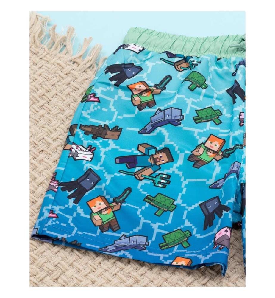 Minecraft Boys Swim Shorts
