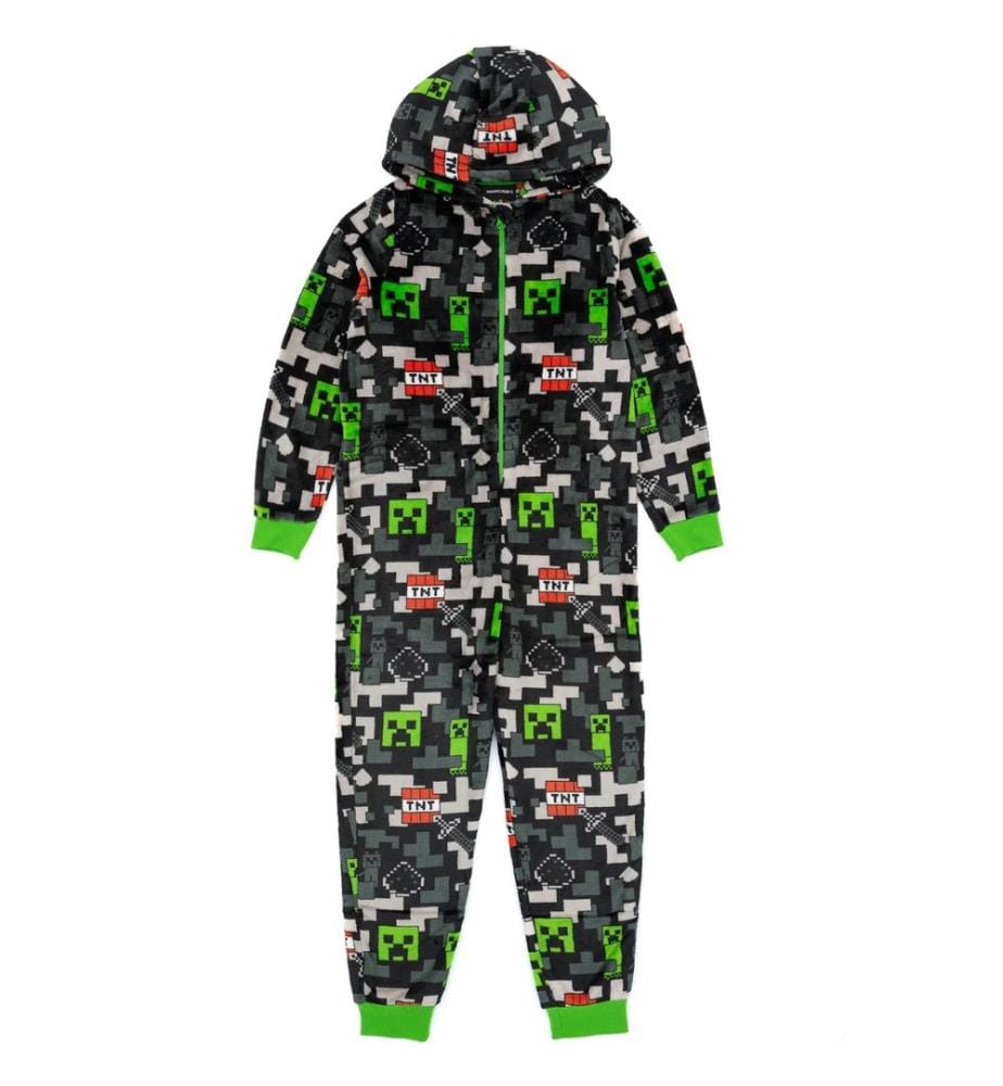 Minecraft Childrens/Kids All-Over Print Sleepsuit
