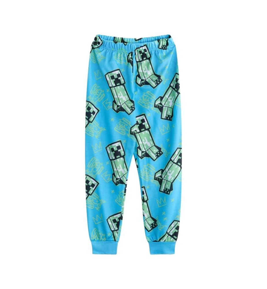 Minecraft Boys Creeper Long Pyjama Set (Pack of 2)