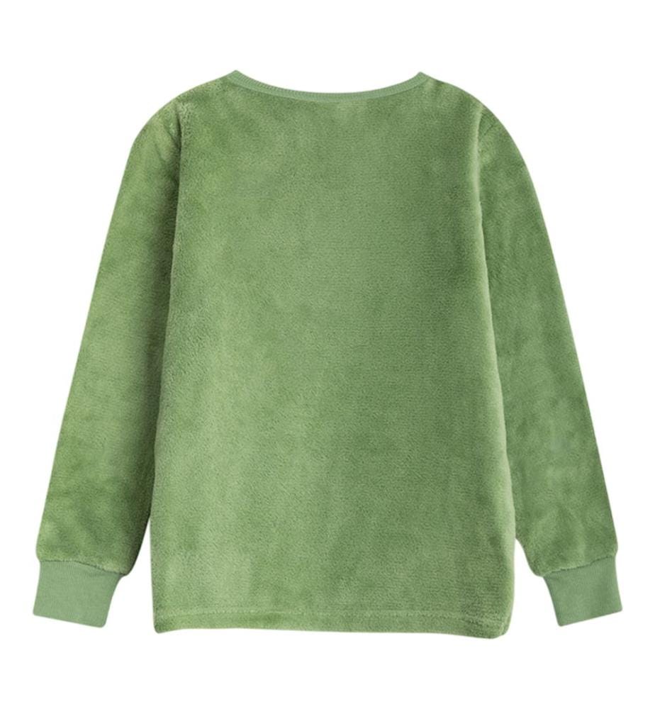 Minecraft Boys Creeper Long-Sleeved Long Pyjama Set