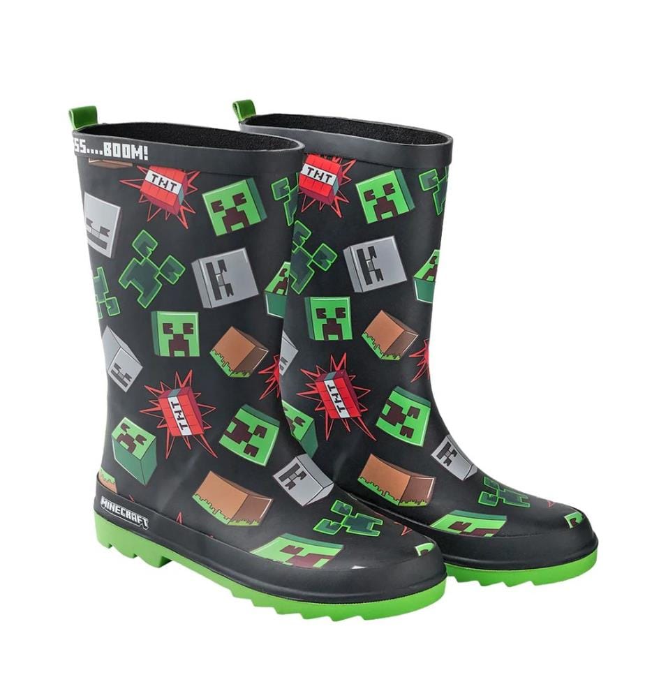 Minecraft - Icons Gummistiefel für Jungen
