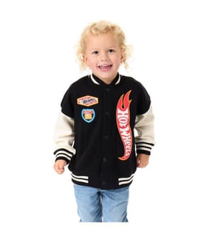 Hot Wheels Boys Turbo Charged Bomber Jacket