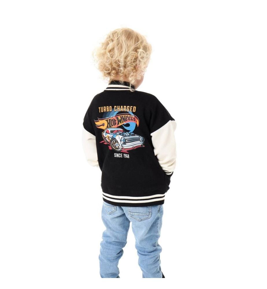 Hot Wheels Boys Turbo Charged Bomber Jacket
