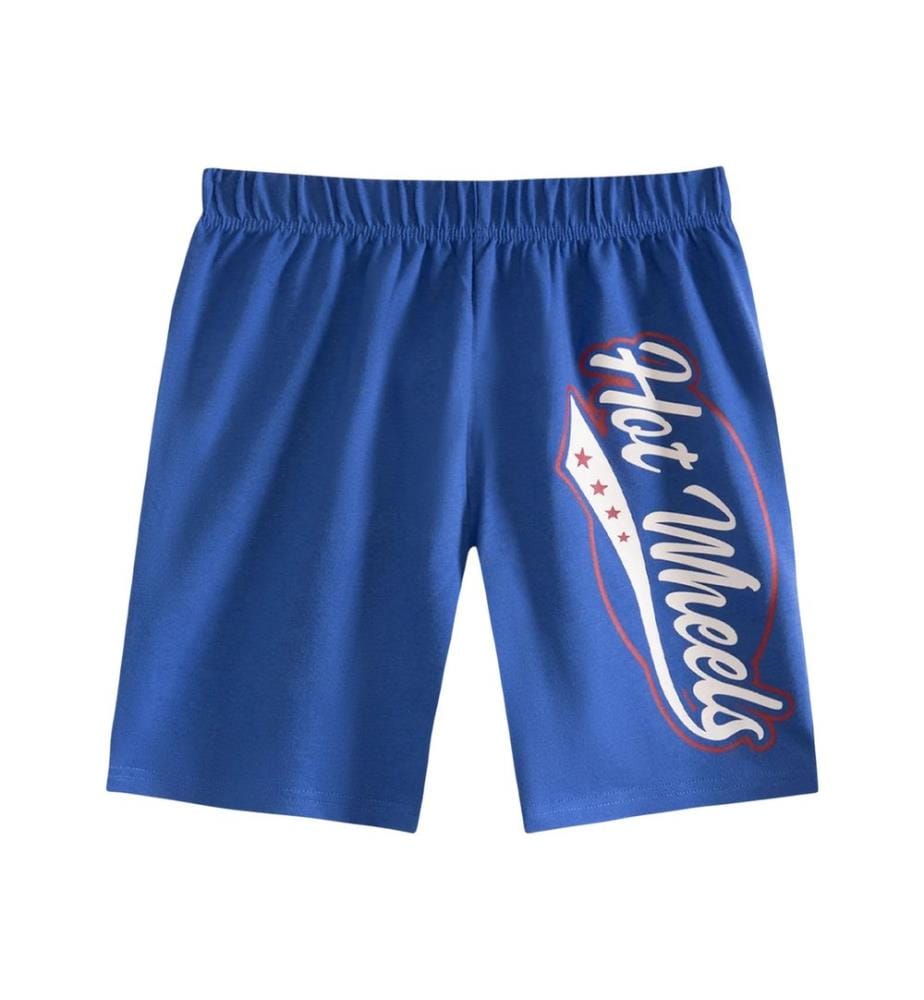 Hot Wheels Boys Retro Badge Short-Sleeved Short Pyjama Set (Pack of 2)