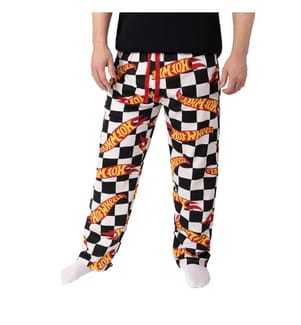 Hot Wheels Mens Checkerboard Logo Lounge Pants