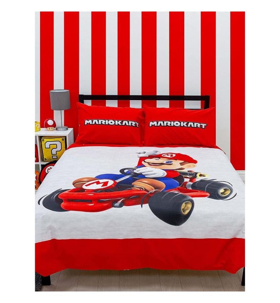 Super Mario - Bettwäsche-Set "Closeup" Single