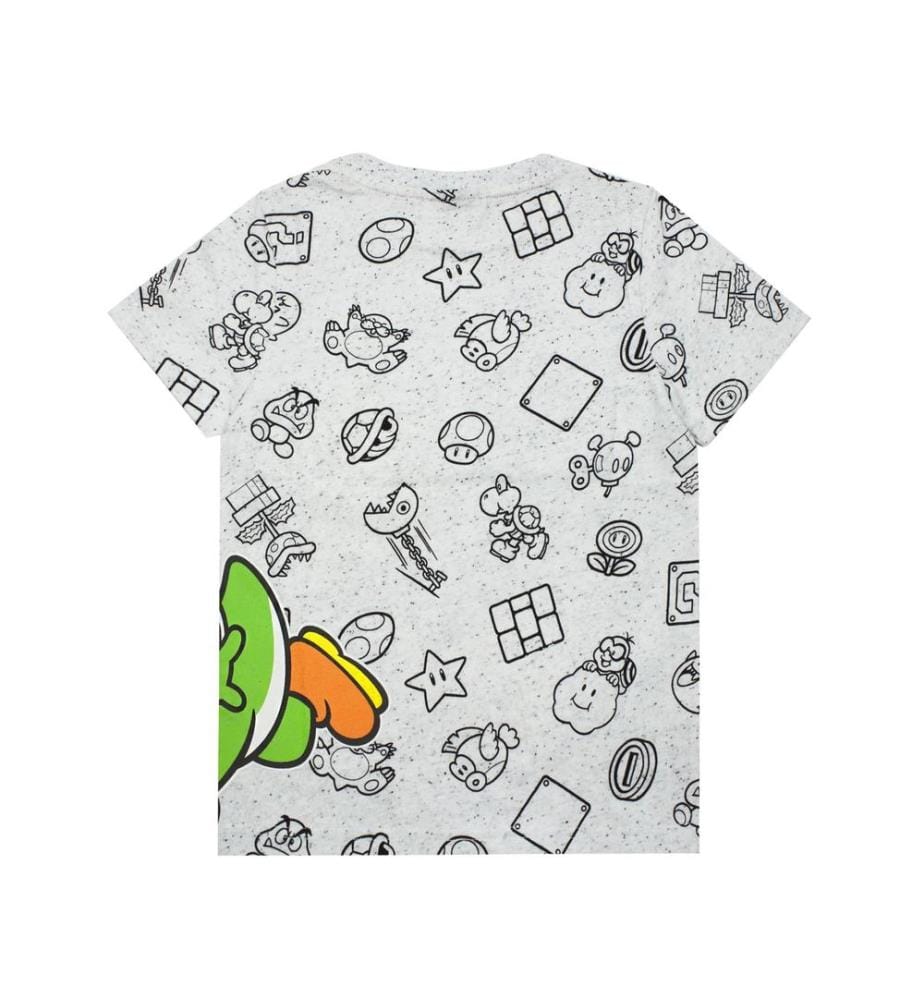 Super Mario Boys Yoshi Marl T-Shirt
