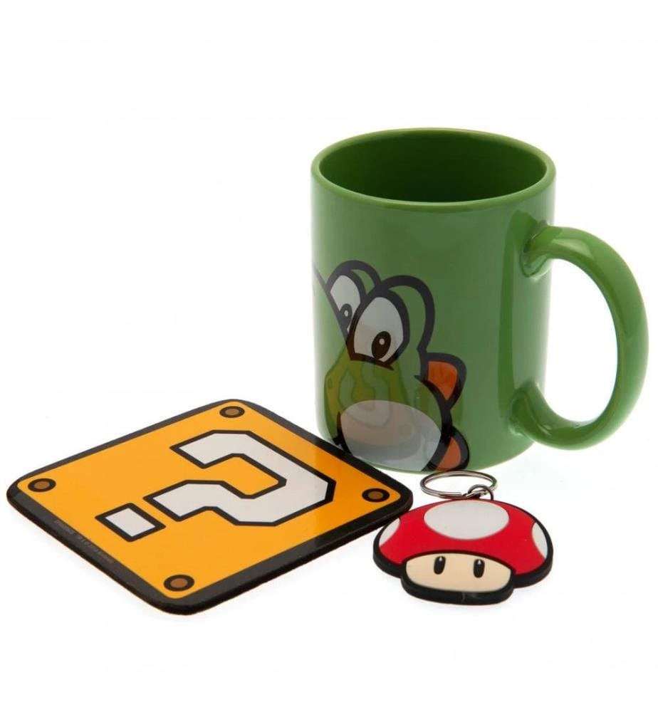 Super Mario Yoshi Mug and Coaster Set