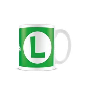 Super Mario Luigi Initial Mug