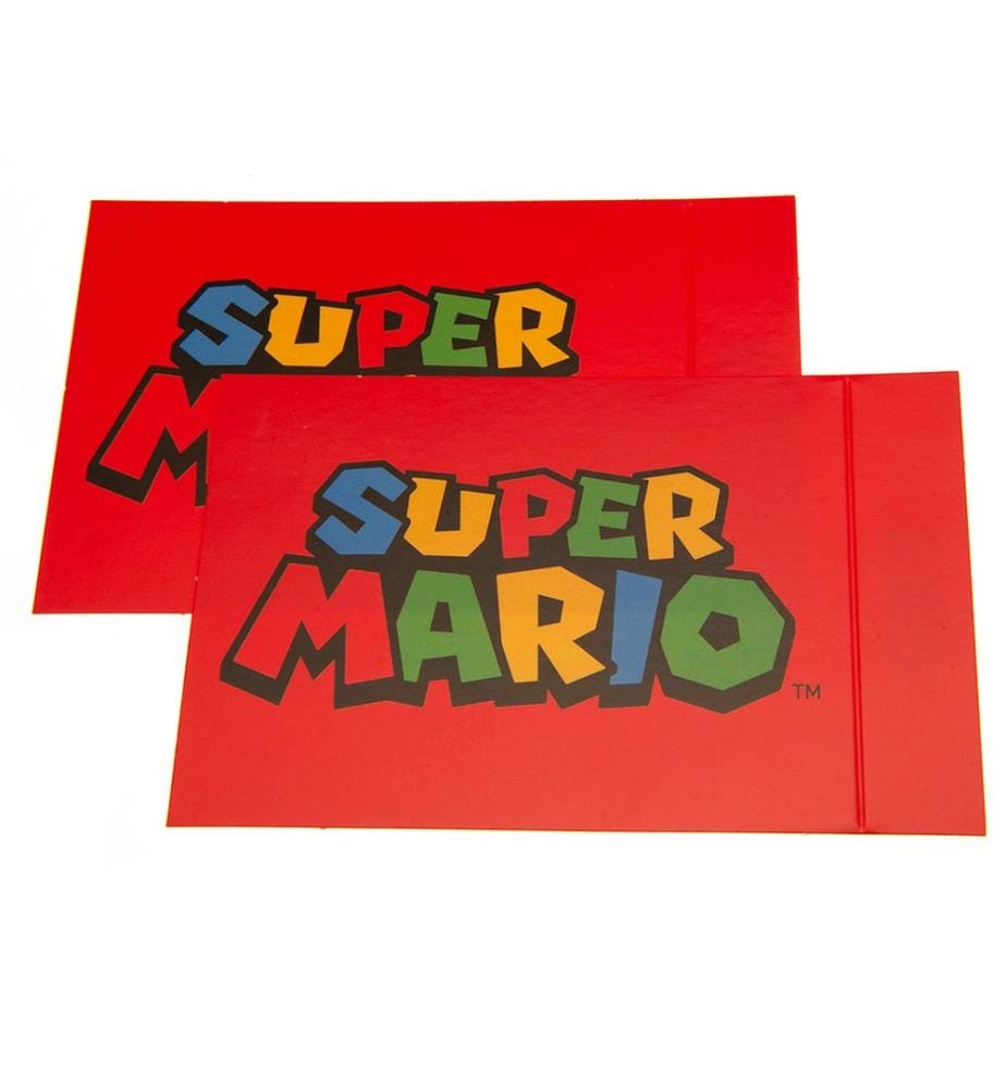 Super Mario - Figuren - Geschenkpapier 4er-Pack - Papier