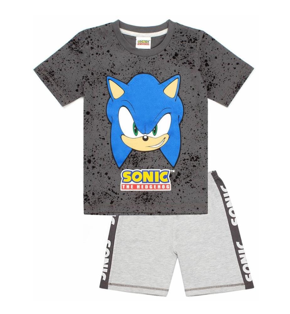 Sonic The Hedgehog Boys Gaming Short Pyjama Set