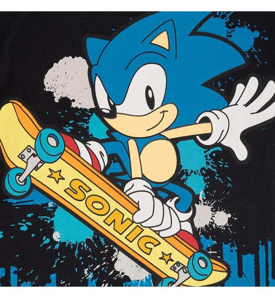 Sonic The Hedgehog Childrens/Kids Skateboard T-Shirt