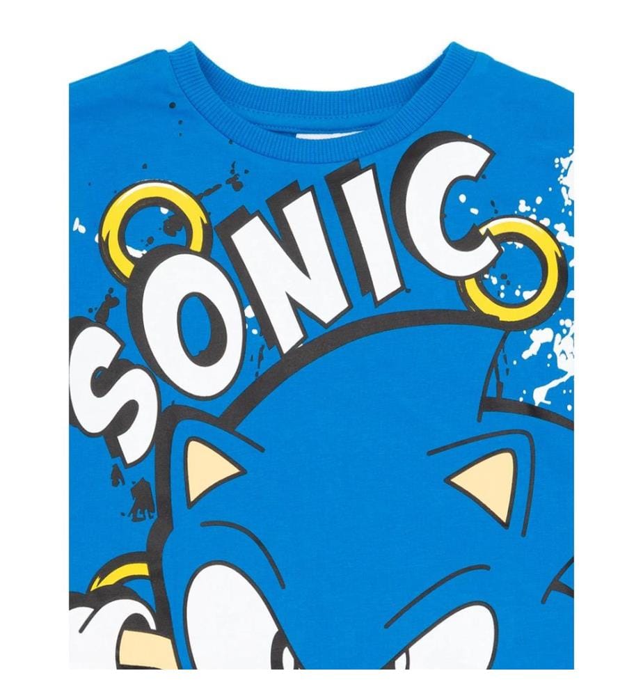 Sonic The Hedgehog Childrens/Kids Character T-Shirt (Pack of 2)