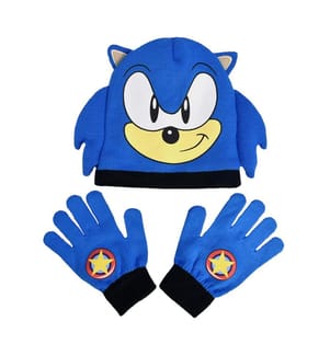 Sonic The Hedgehog - Ensemble bonnet et gants - Enfant