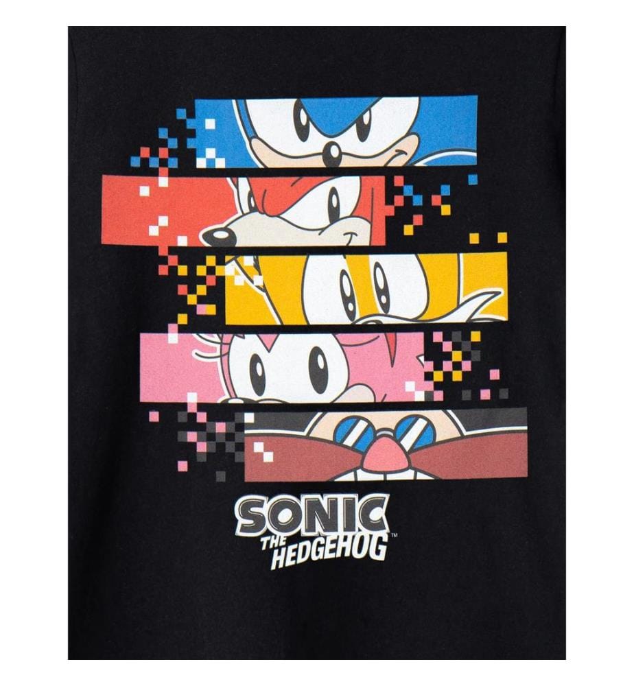 Sonic The Hedgehog Boys Pixel T-Shirt
