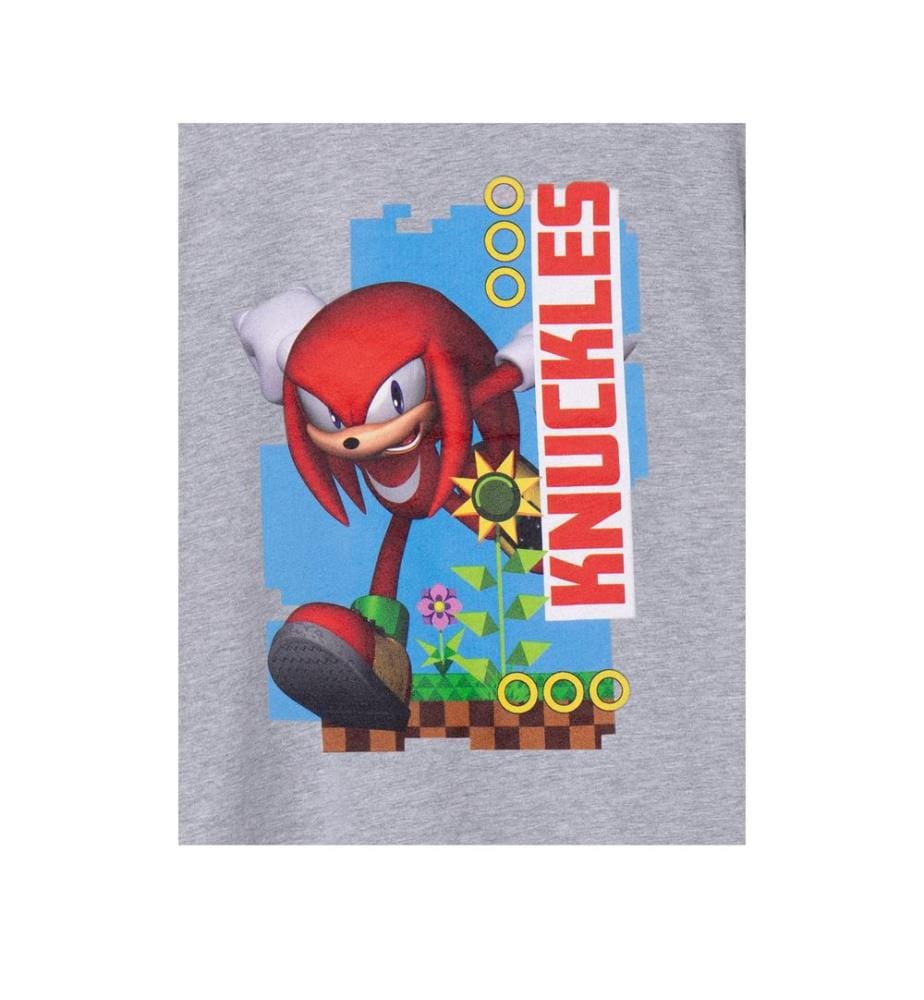 Sonic The Hedgehog Childrens/Kids Knuckles Short-Sleeved T-Shirt