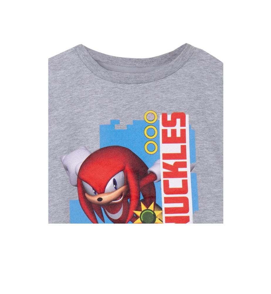 Sonic The Hedgehog Childrens/Kids Knuckles Short-Sleeved T-Shirt