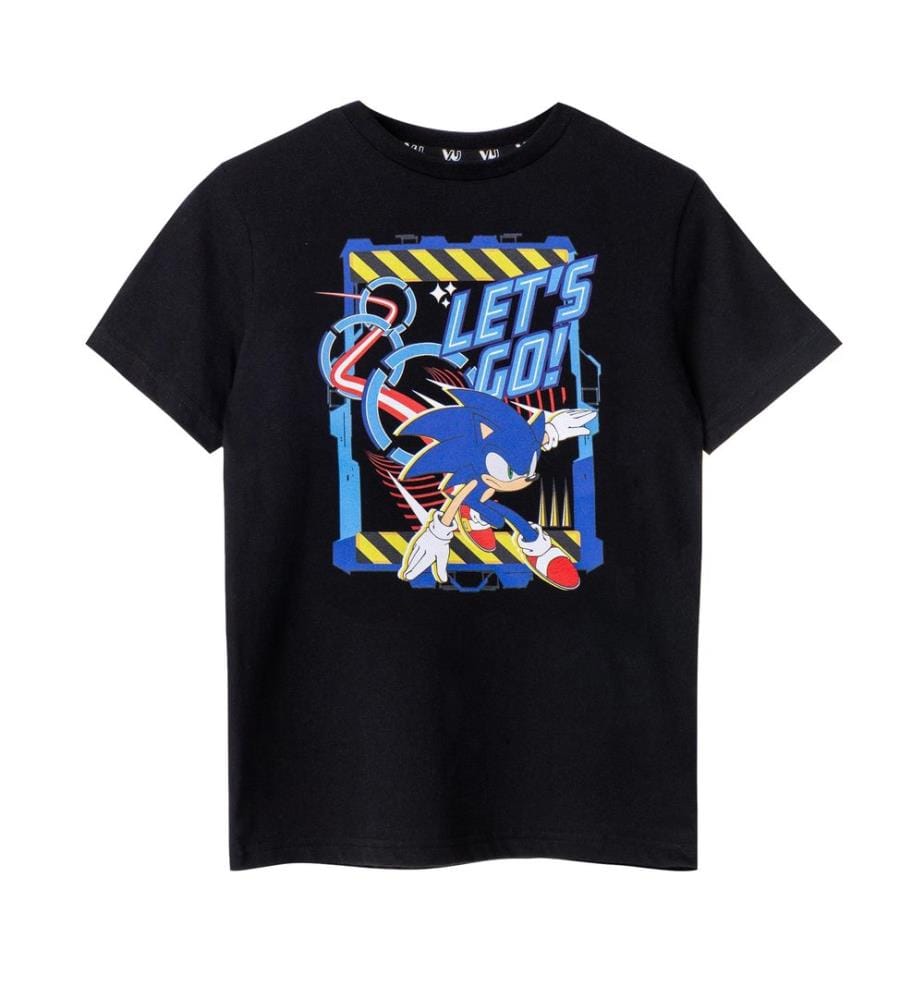 Sonic The Hedgehog Boys Let´s Go! Short-Sleeved T-Shirt
