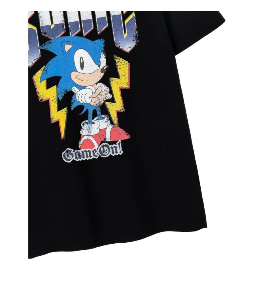 Sonic The Hedgehog Mens Game On! Short-Sleeved T-Shirt