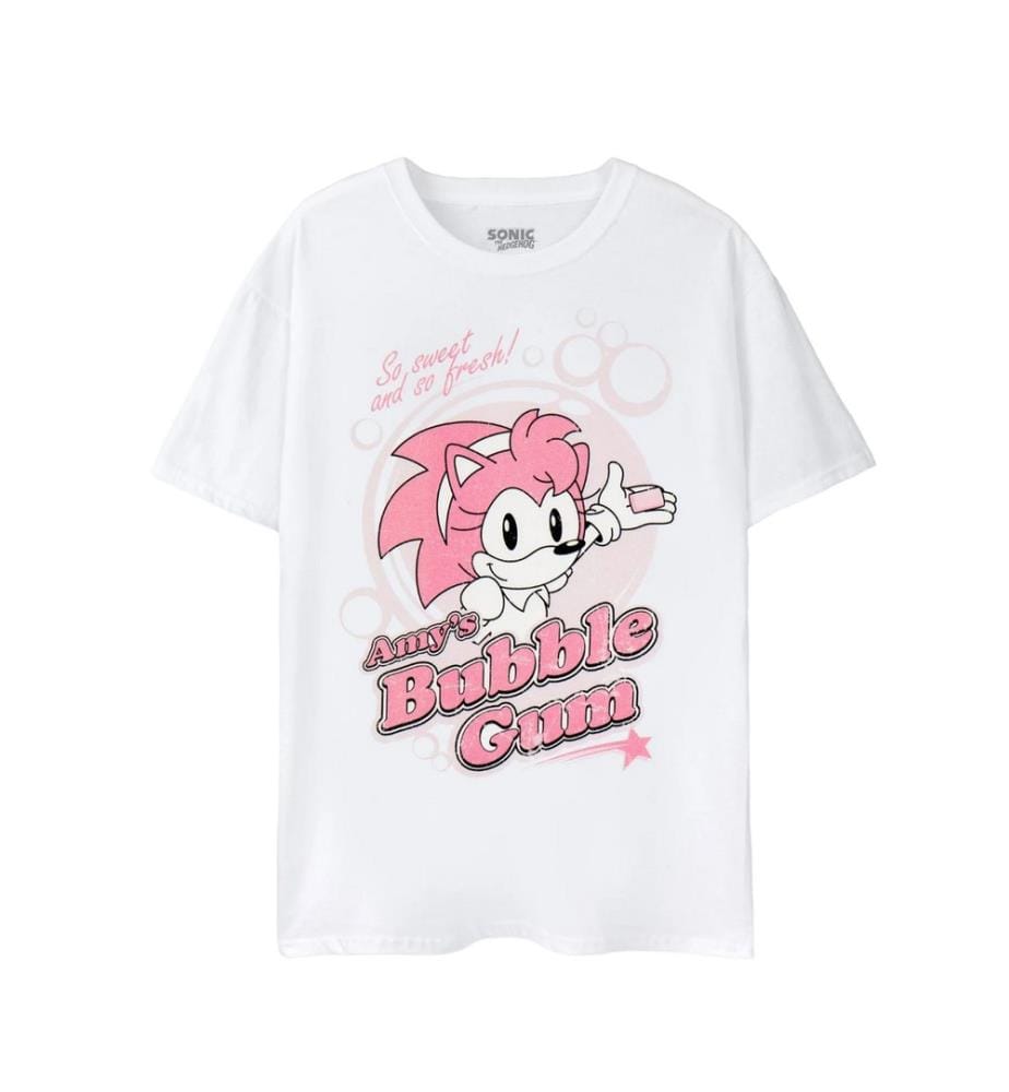 Sonic The Hedgehog - "Amy´s Bubblegum" T-Shirt für Damen  kurzärmlig