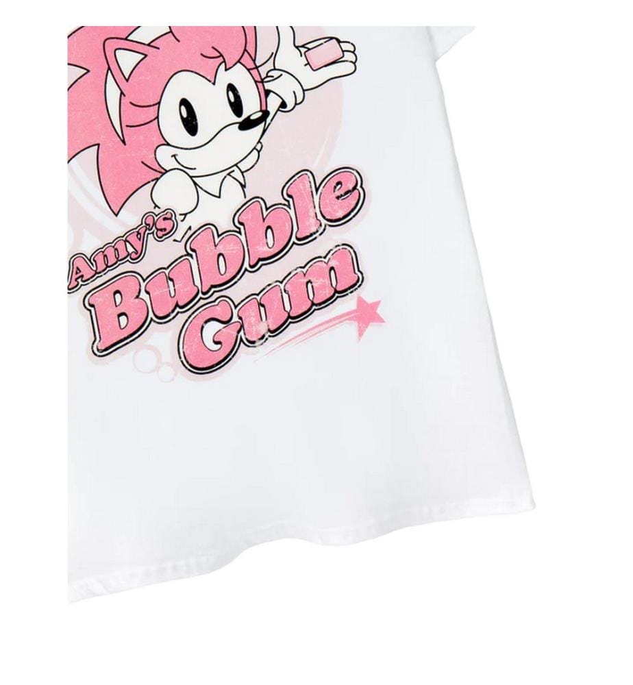 Sonic The Hedgehog - "Amy´s Bubblegum" T-Shirt für Damen  kurzärmlig