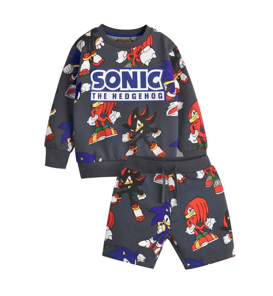 Sonic The Hedgehog Boys Sweatshirt and Shorts Set