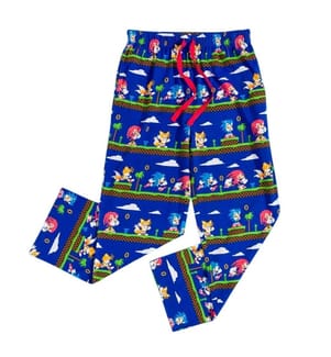 Sonic The Hedgehog Mens Pixel Lounge Pants