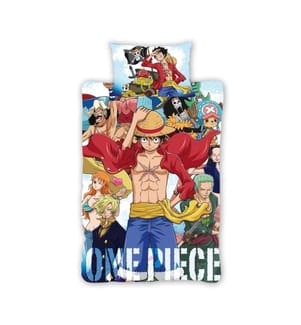 One Piece Reversible Characters Duvet Cover Set Single