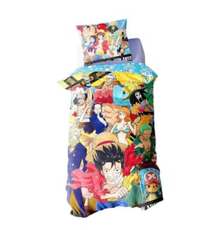 One Piece - "Straw Hat Crew" Bettwäsche, wendbar Single