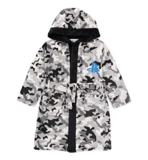 Playstation Childrens/Kids Camo Game Dressing Gown