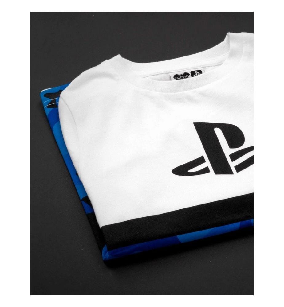 Playstation Boys Camo Logo T-Shirt