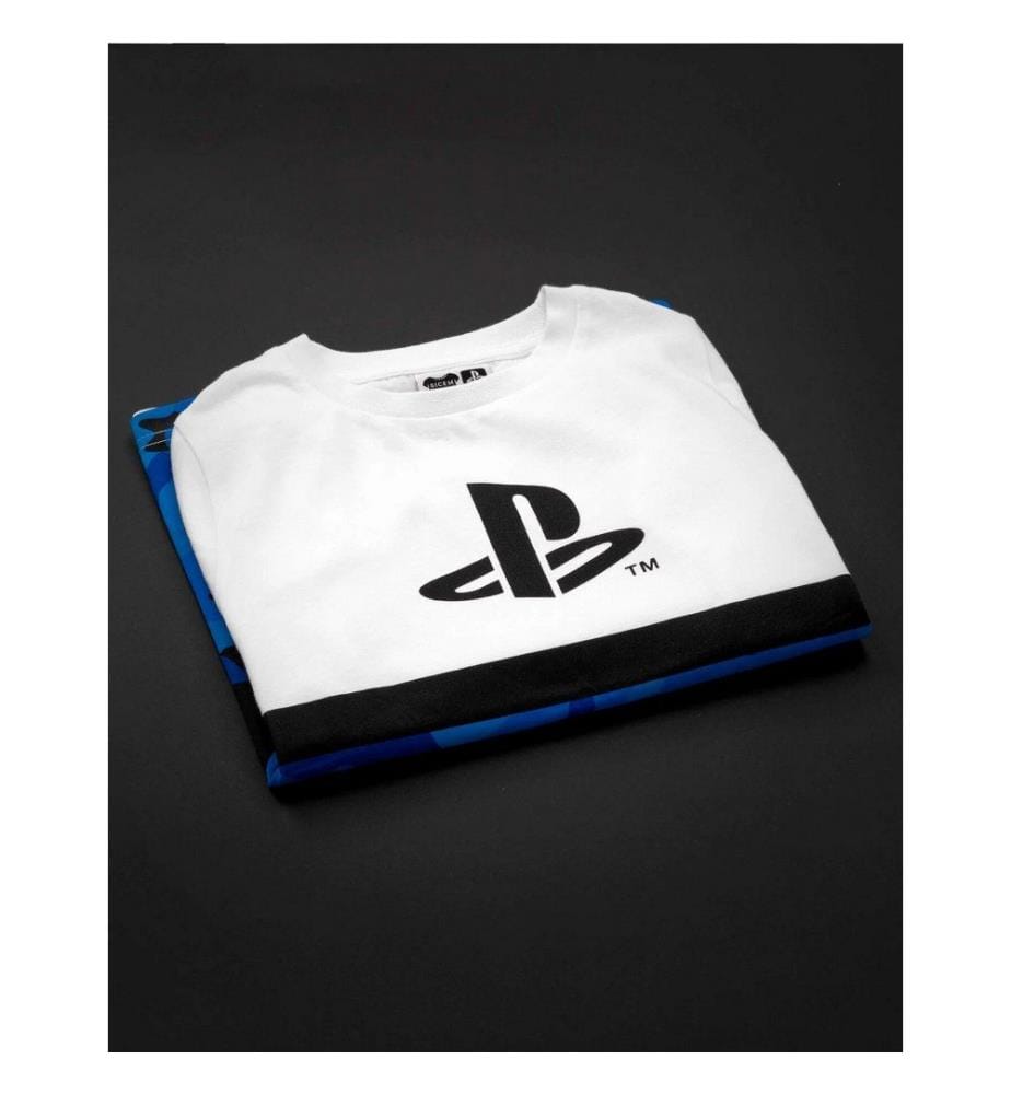 Playstation Boys Camo Logo T-Shirt