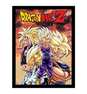 Dragon Ball Z Super Saiyan Framed Poster