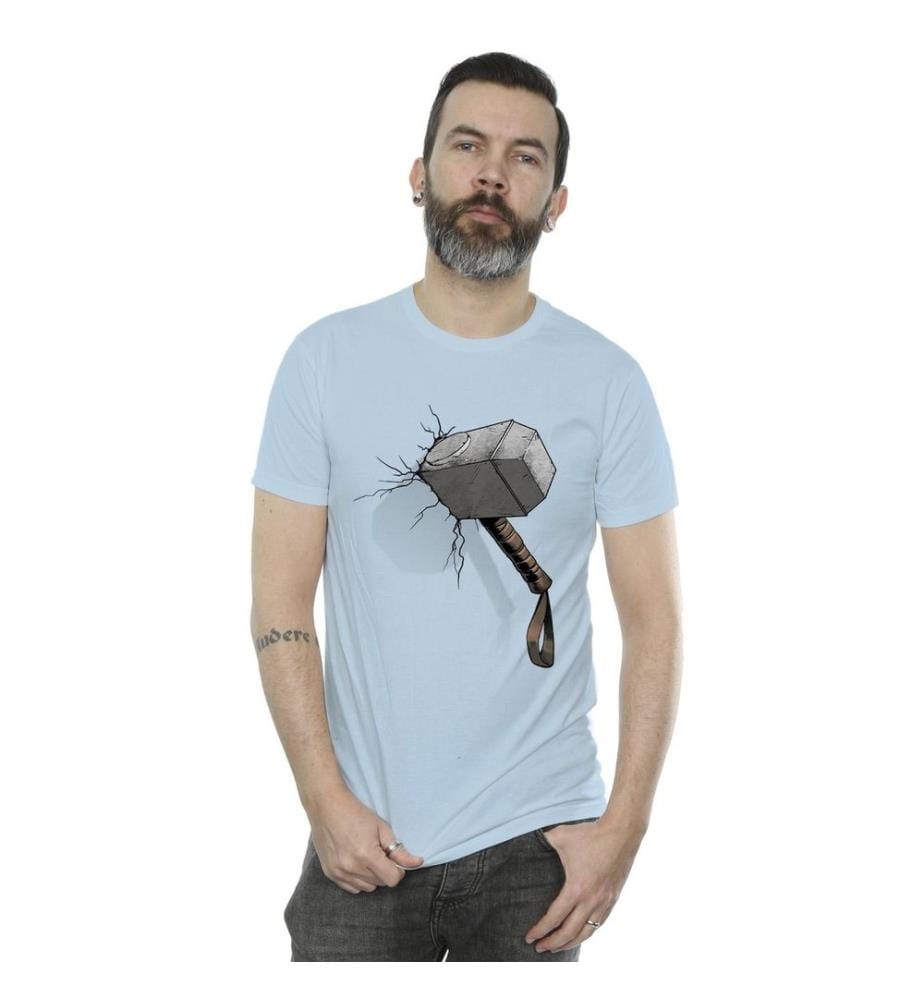 Marvel Universe - T-shirt motif Thor motif/style Marteau - Homme