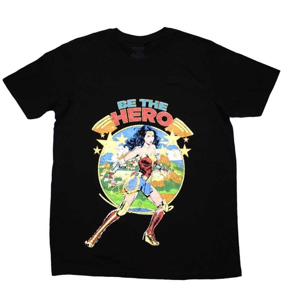 Wonder Woman Unisex Adult Be The Hero T-Shirt