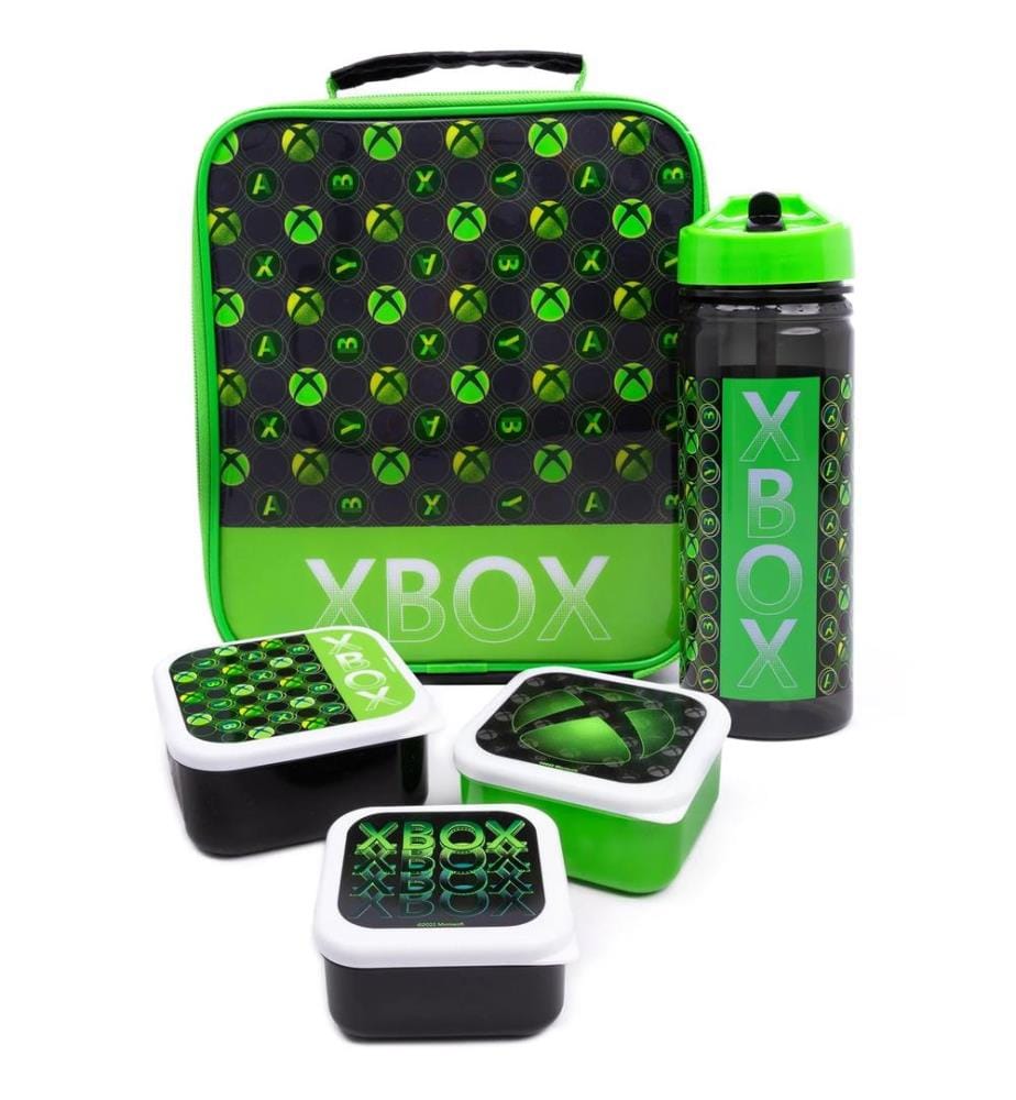 Xbox - Pausenbrot-Tasche und Wasserflasche  5er-Pack