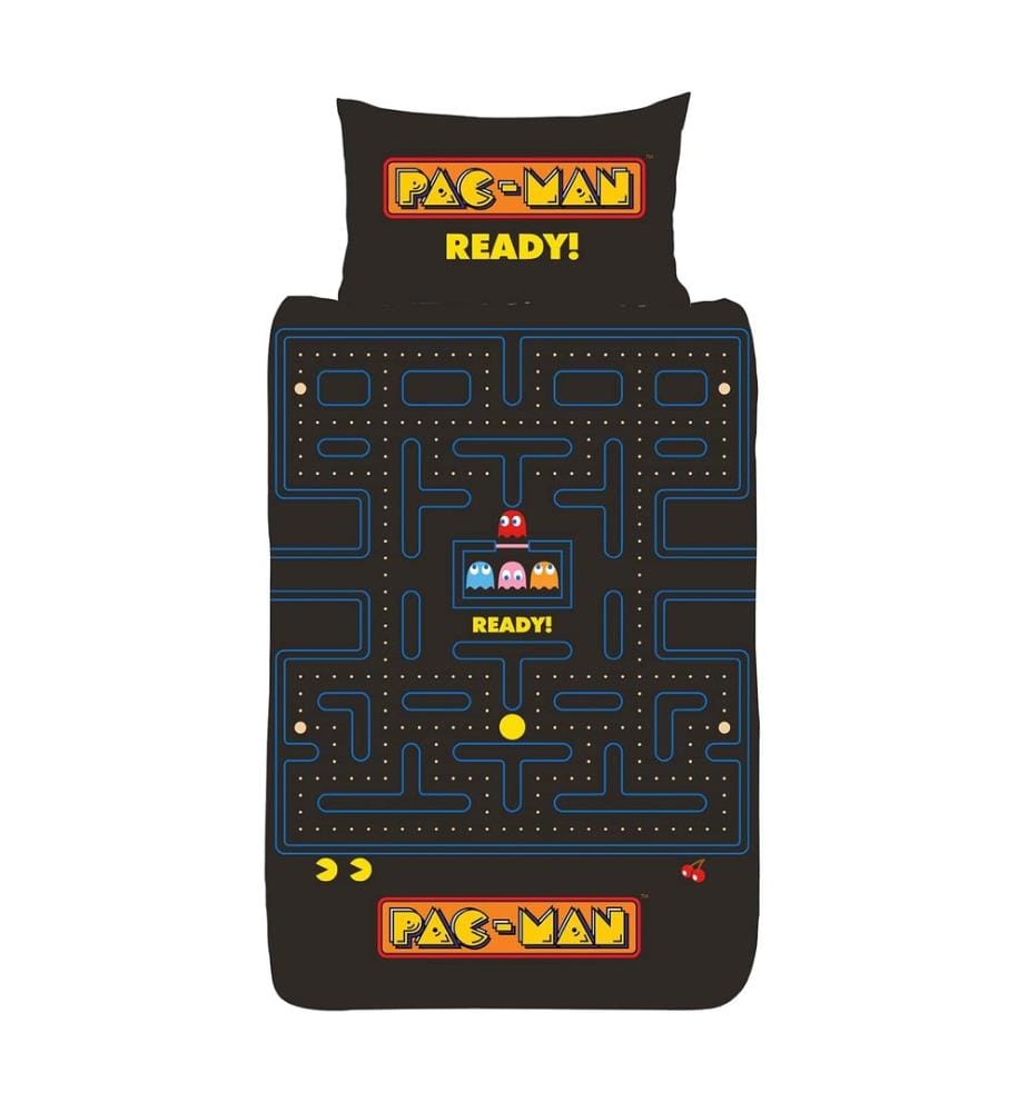 Pac-Man - Labyrinth Bettwäsche, wendbar Single