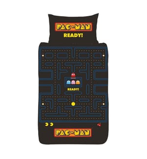Pac-Man - Labyrinth Bettwäsche, wendbar Single